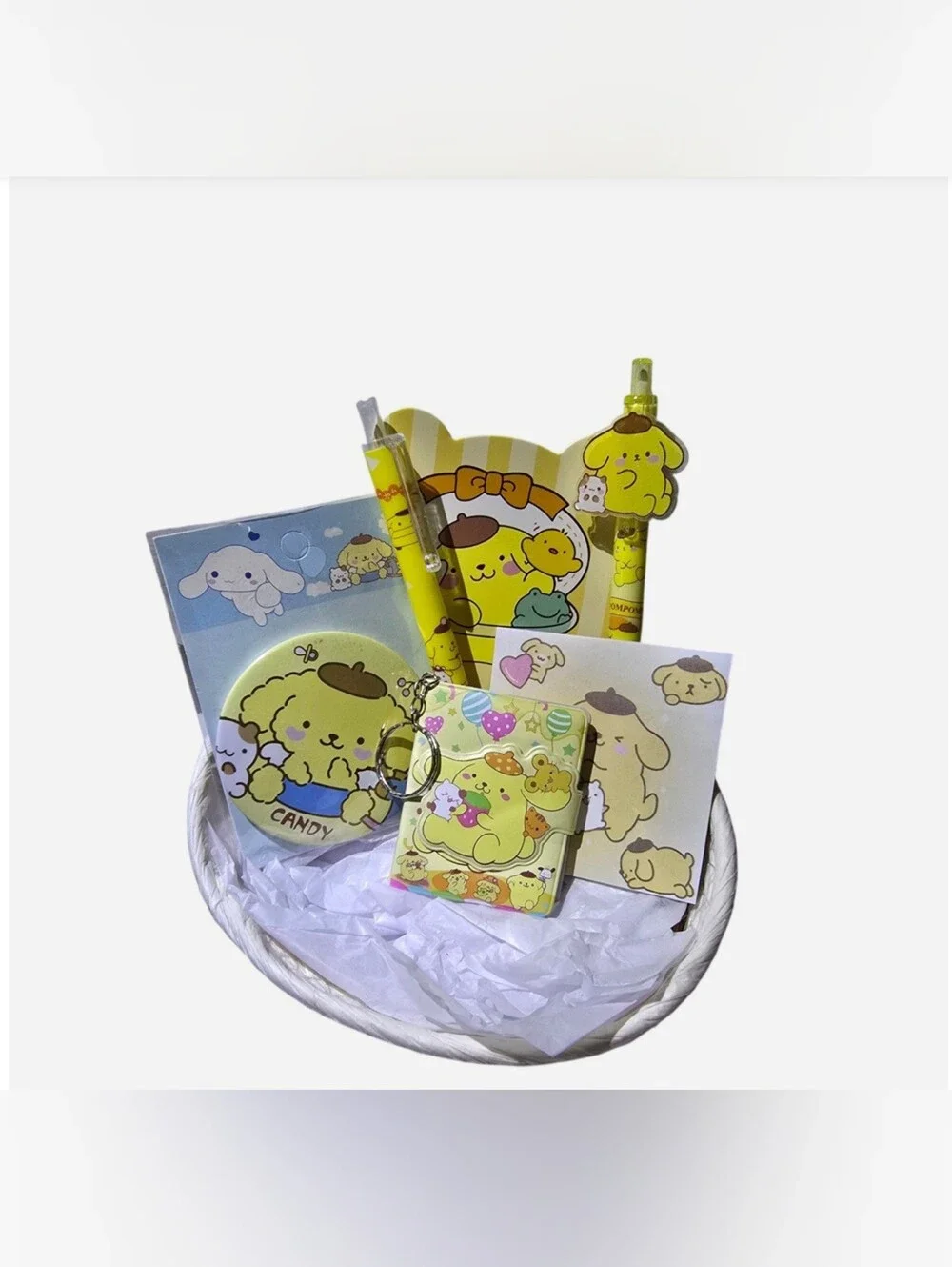 Sanrio Pompompurin Kawaii Stationery Bundle of 6 Items NEW